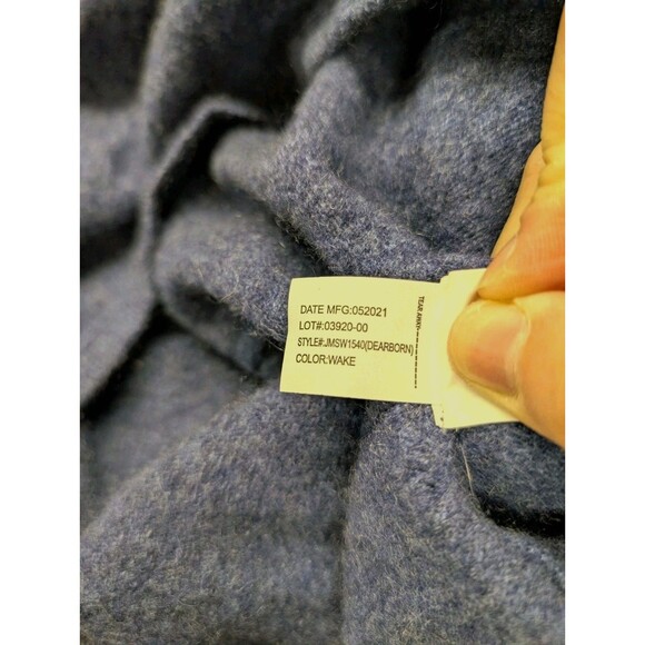 Johnnie O Sweater Men's Large Blue Soft Cashmere Hoodie Wake Hooded $398 MSRP - Picture 4 of 12